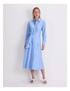 Etta Stripe Sarong Dress