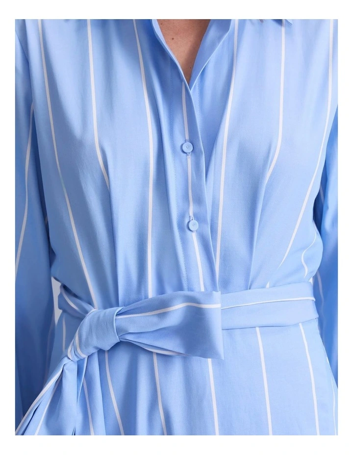 Etta Stripe Sarong Dress image 7