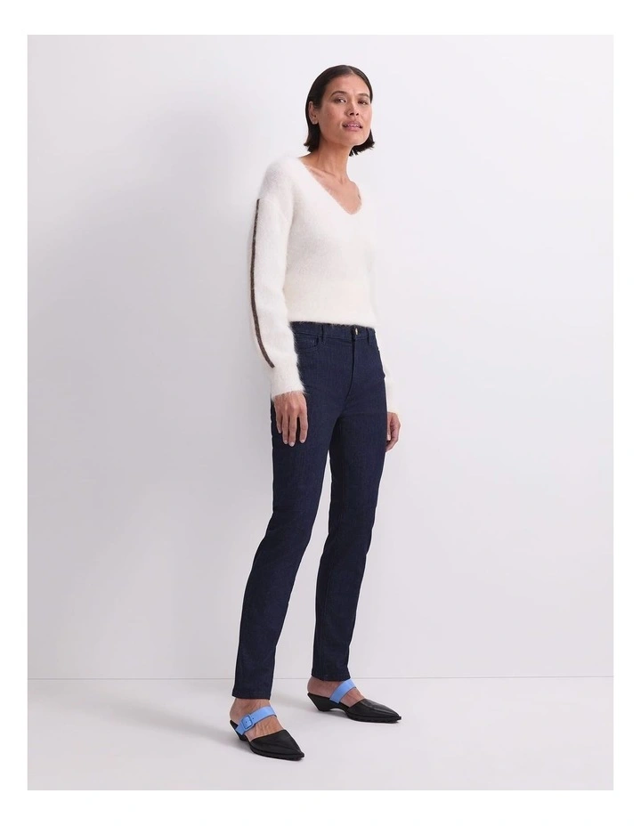 Jac Skinny Jean in Blue image 3