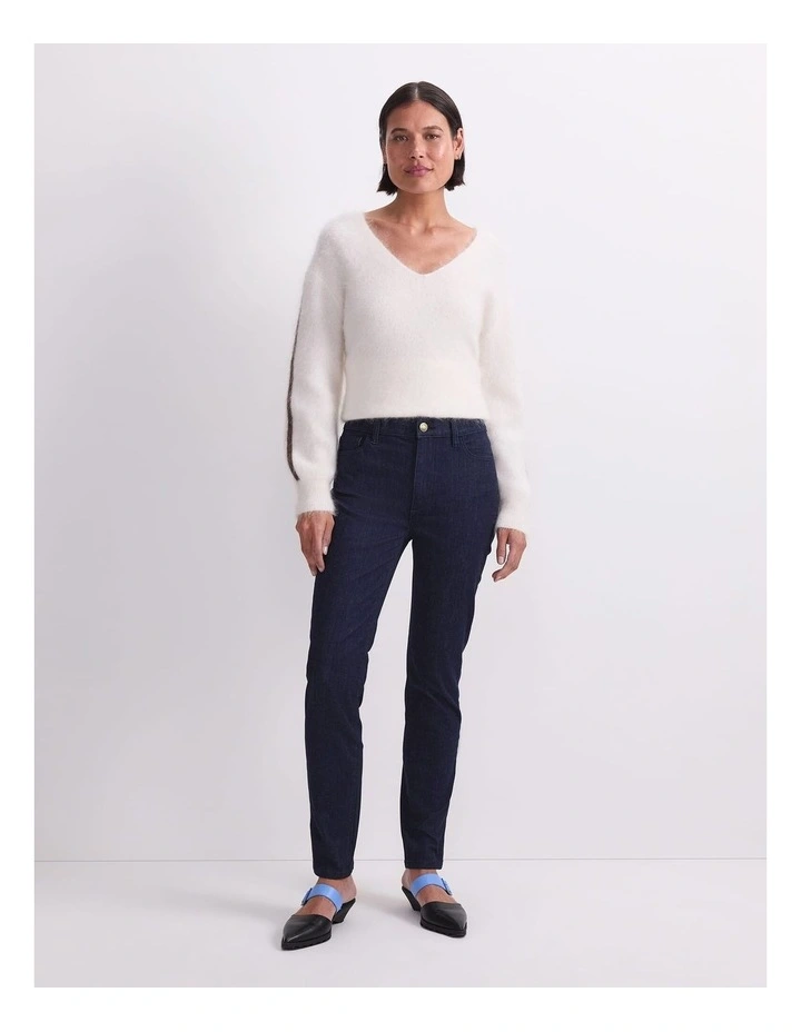 Jac Skinny Jean in Blue image 4