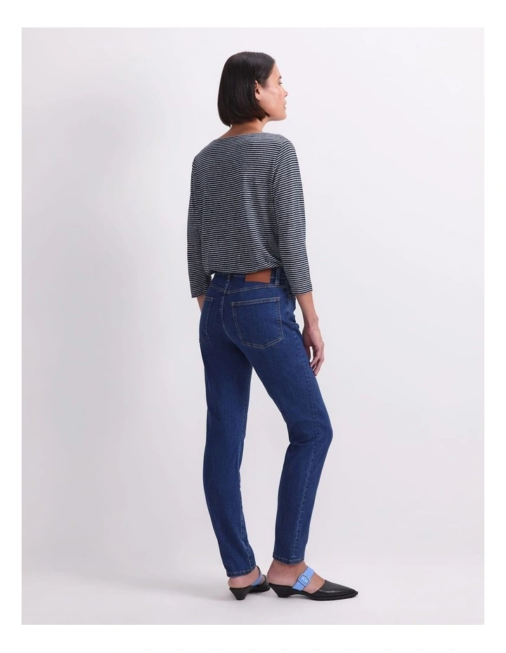 Jac Skinny Jean in Blue image 2