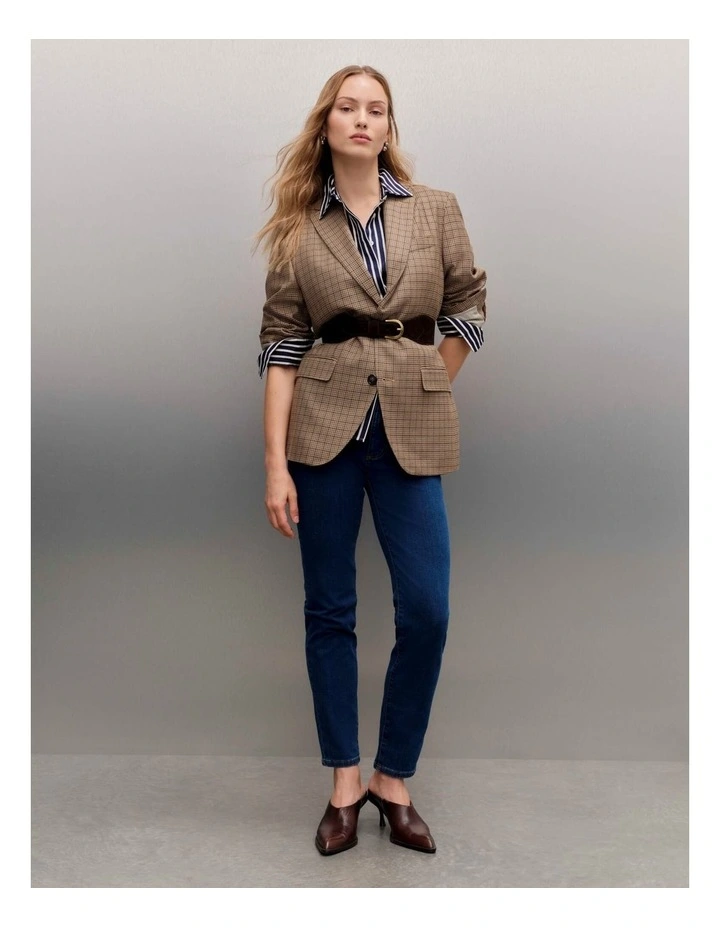 Jac Skinny Jean in Blue image 6