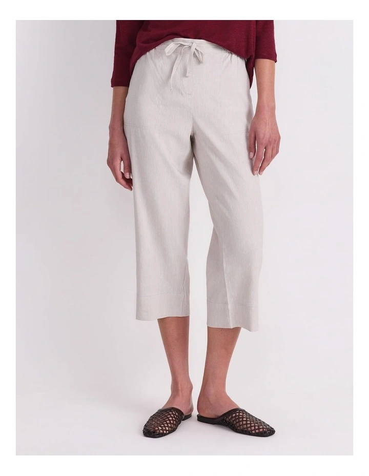 Rosa Crop Linen Pant image 1