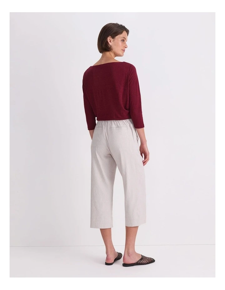 Rosa Crop Linen Pant image 2