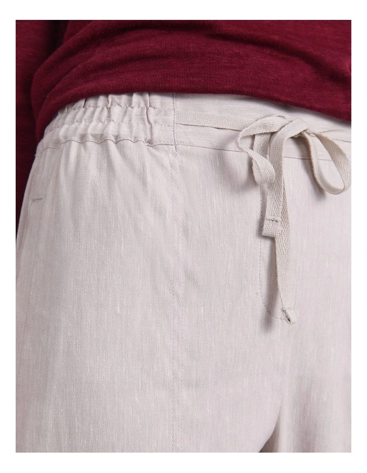Rosa Crop Linen Pant image 7