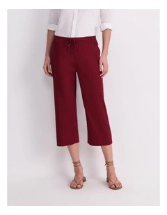 Rosa Crop Linen Pant