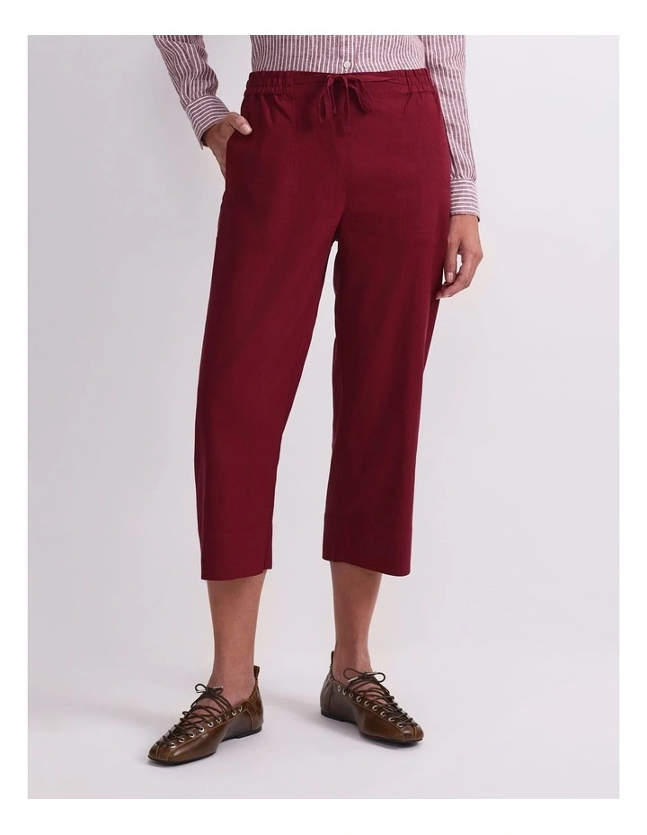 Rosa Crop Linen Pant image 1