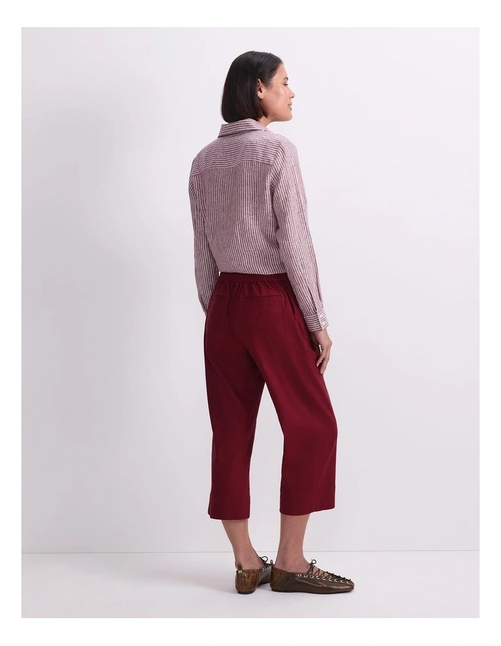 Rosa Crop Linen Pant image 2