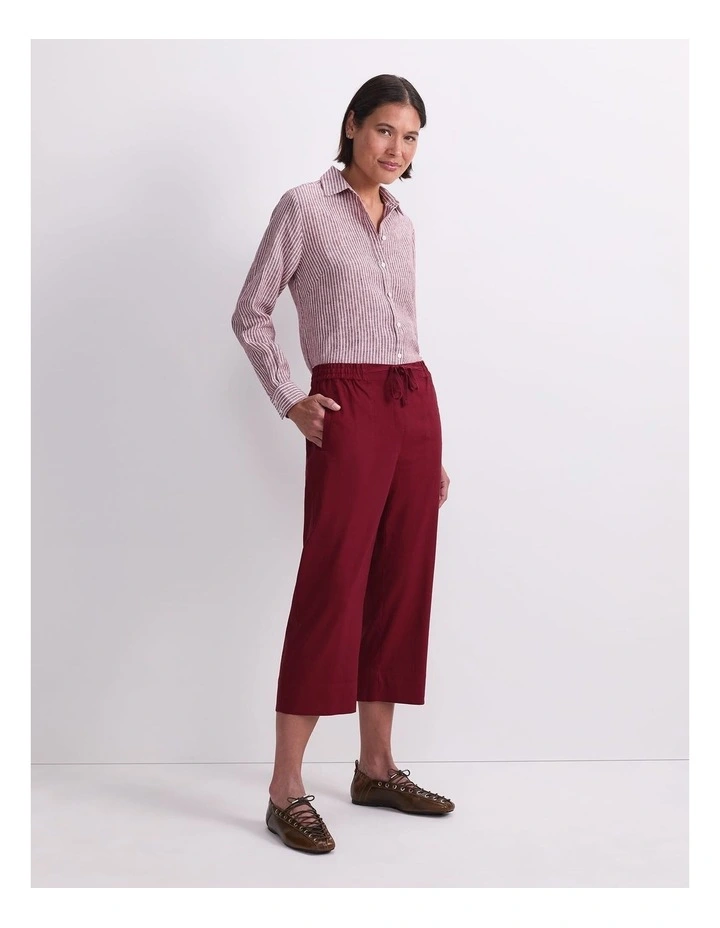 Rosa Crop Linen Pant image 3