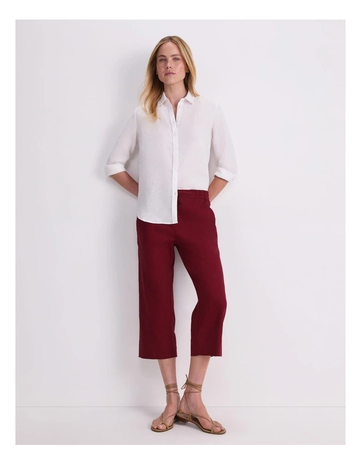 Rosa Crop Linen Pant image 4