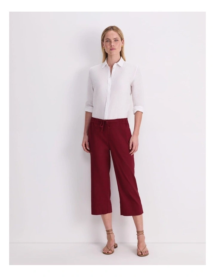 Rosa Crop Linen Pant image 5