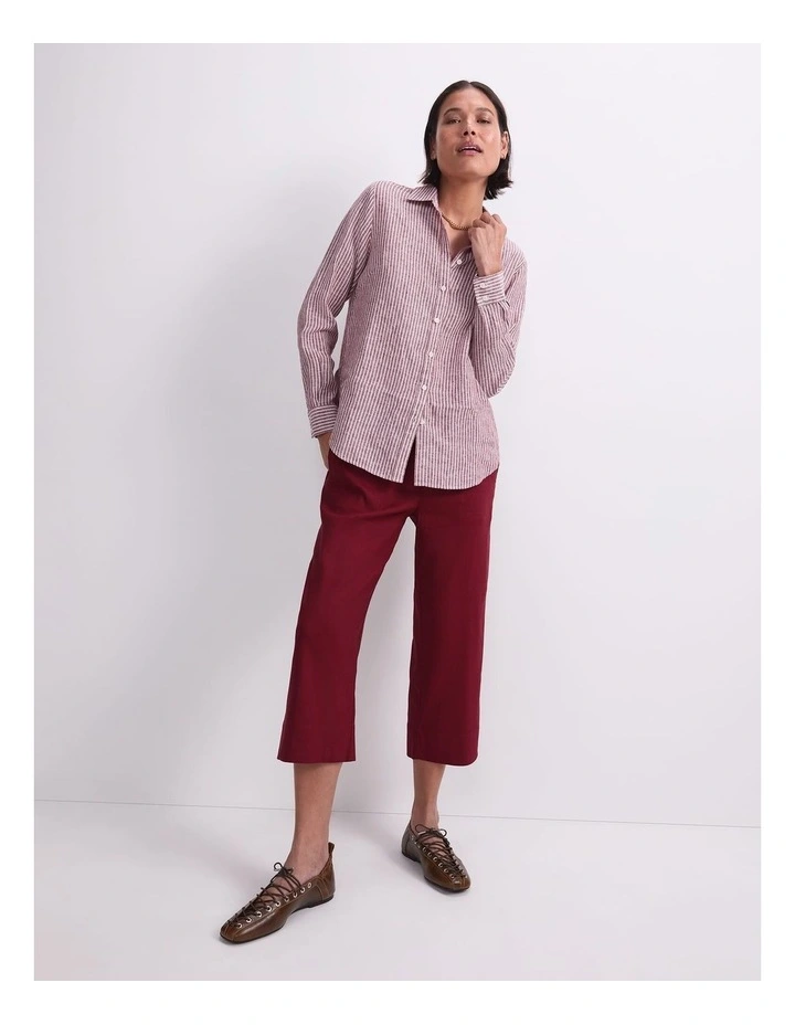 Rosa Crop Linen Pant image 5