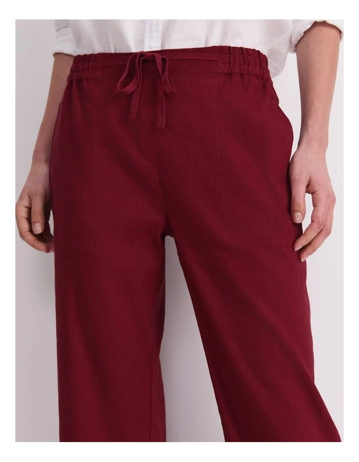 Rosa Crop Linen Pant image 6