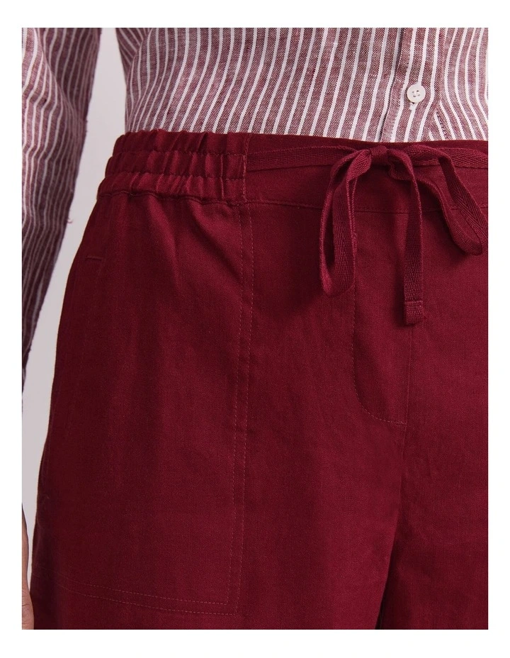 Rosa Crop Linen Pant image 6