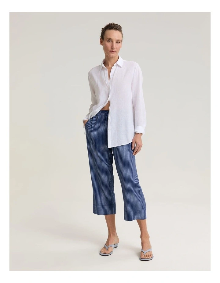 Rosa Crop Linen Pant image 3