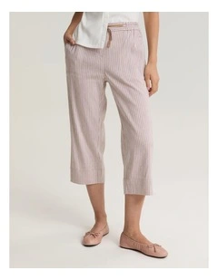 Rosa Crop Linen Pant