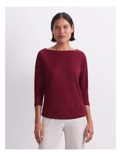 Cecile Linen Top