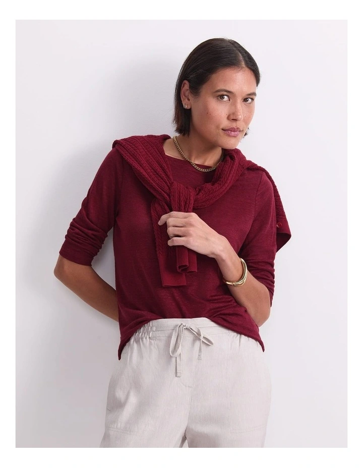 Cecile Linen Top image 5