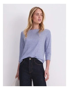 Cecile Linen Top