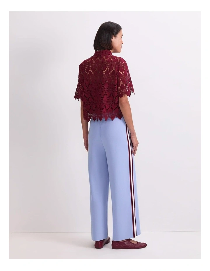Ariana Lace Cropped Shirt image 2