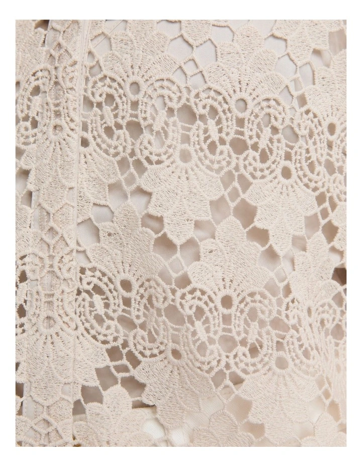 Ariana Lace Cropped Shirt image 7