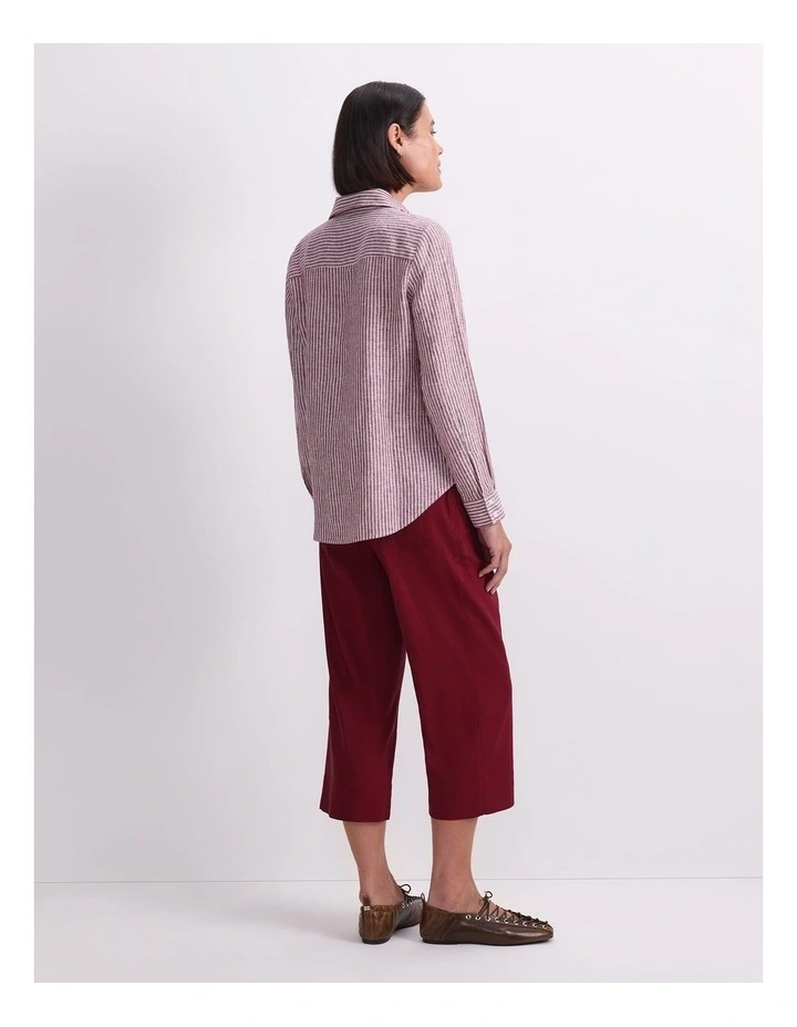 Dahlia Stripe Linen Shirt image 2
