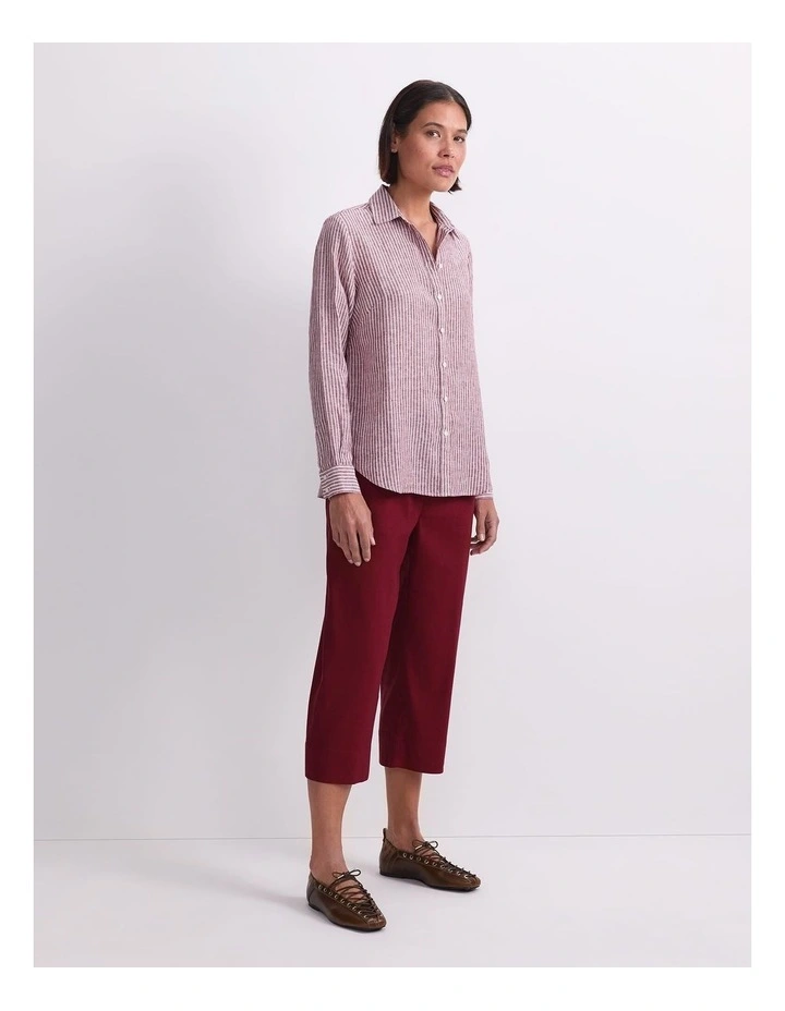 Dahlia Stripe Linen Shirt image 3