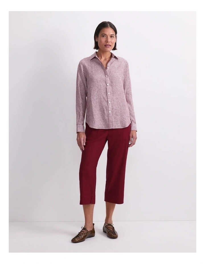Dahlia Stripe Linen Shirt image 4