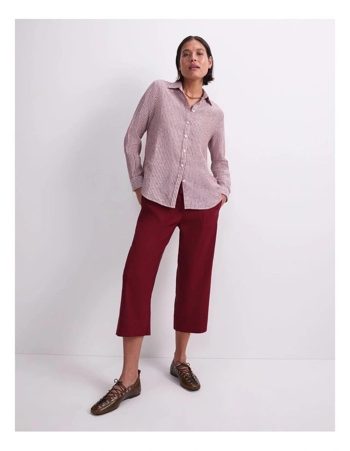 Dahlia Stripe Linen Shirt image 5
