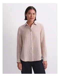 Dahlia Stripe Linen Shirt