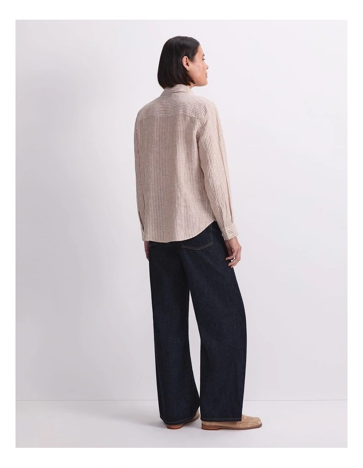 Dahlia Stripe Linen Shirt image 2