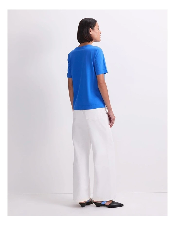Mercerised Cotton Short Sleeve Tee image 2