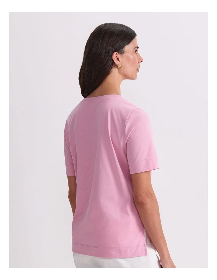 Mercerised Cotton Short Sleeve Tee image 2