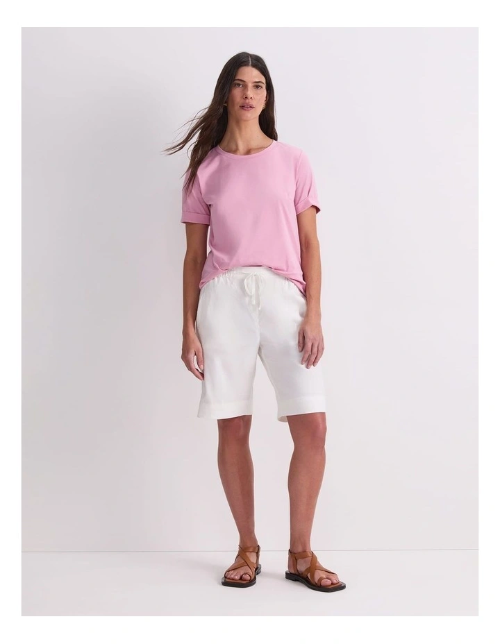 Mercerised Cotton Short Sleeve Tee image 3