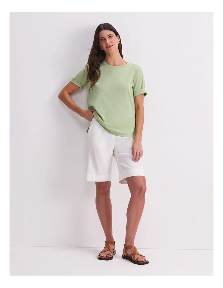 Mercerised Cotton Short Sleeve Tee image 3