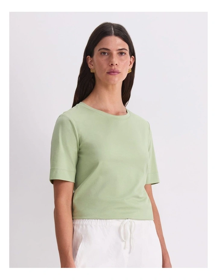 Mercerised Cotton Short Sleeve Tee image 4