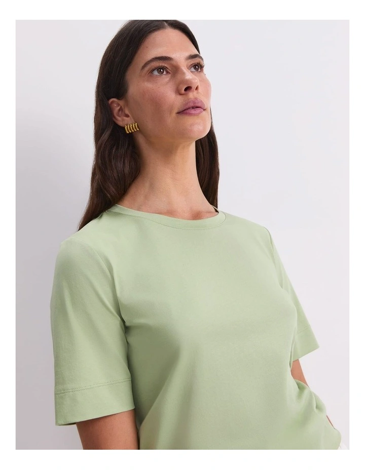 Mercerised Cotton Short Sleeve Tee image 5