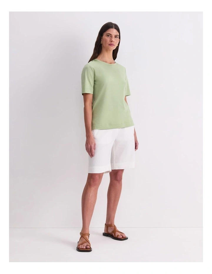 Mercerised Cotton Short Sleeve Tee image 6