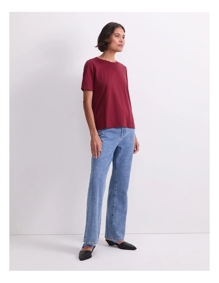 Mercerised Cotton Short Sleeve Tee image 3