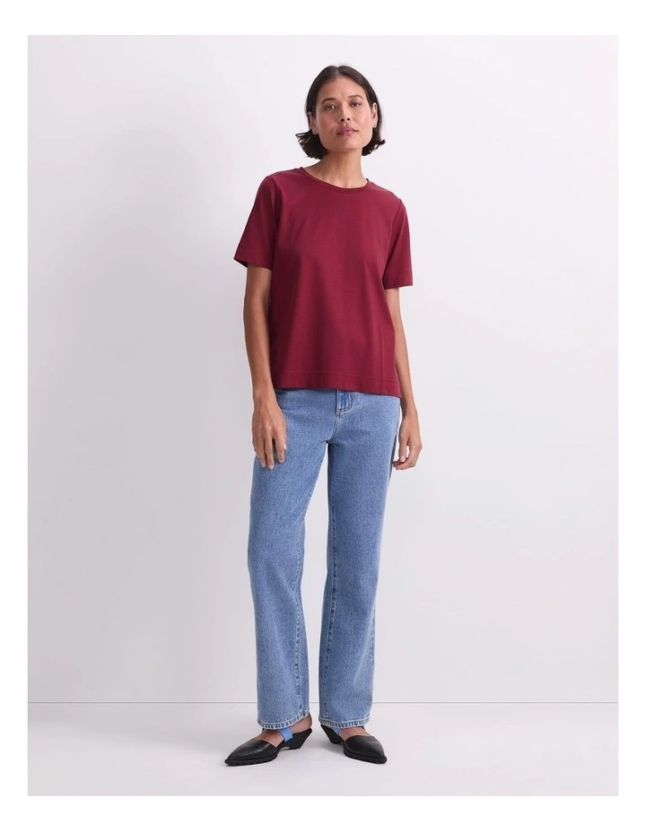 Mercerised Cotton Short Sleeve Tee image 4