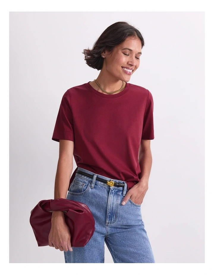 Mercerised Cotton Short Sleeve Tee image 5