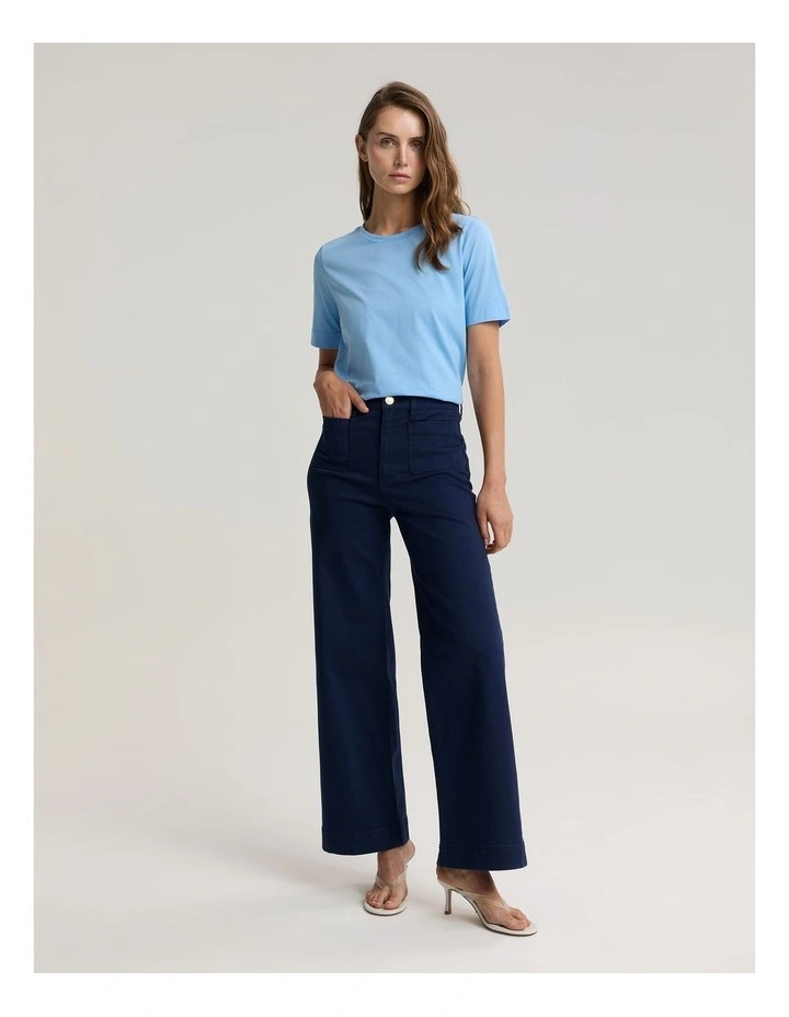 Mercerised Cotton Short Sleeve Tee image 3