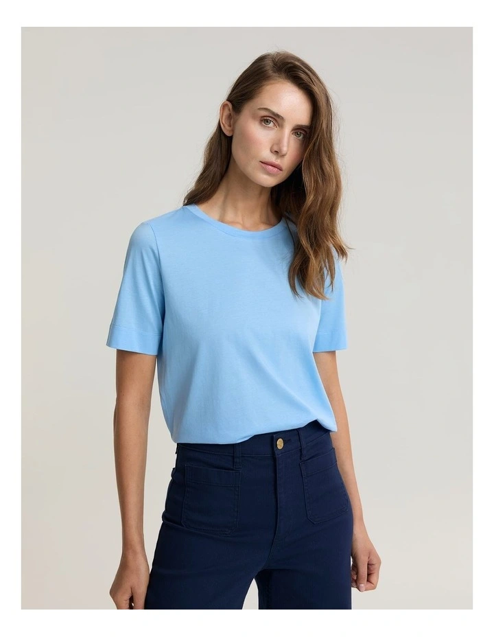 Mercerised Cotton Short Sleeve Tee image 5
