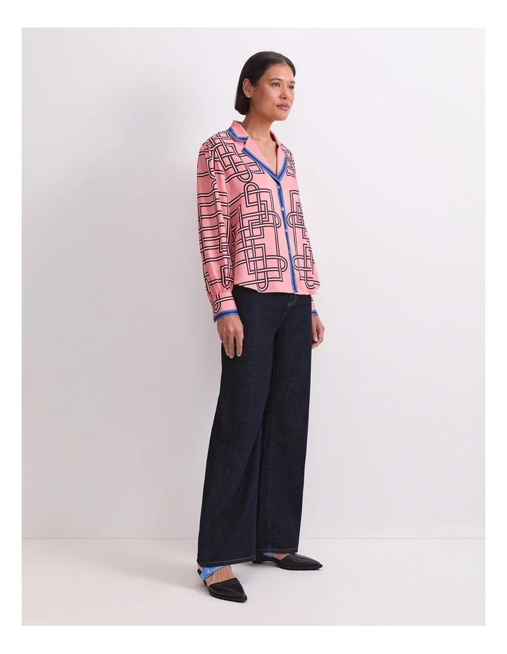 Rhodes Print Blouse image 3