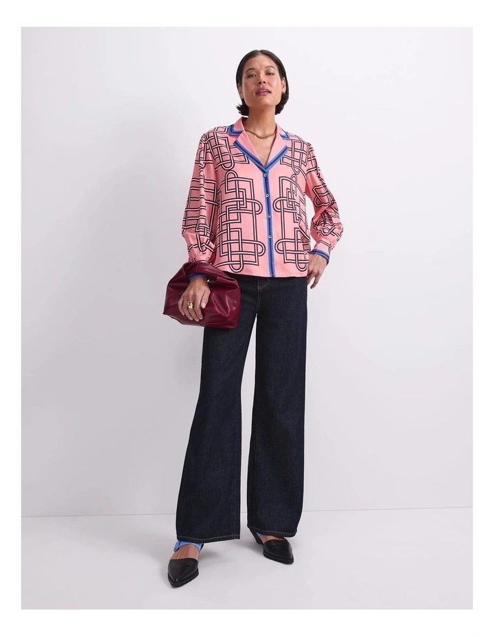 Rhodes Print Blouse image 5
