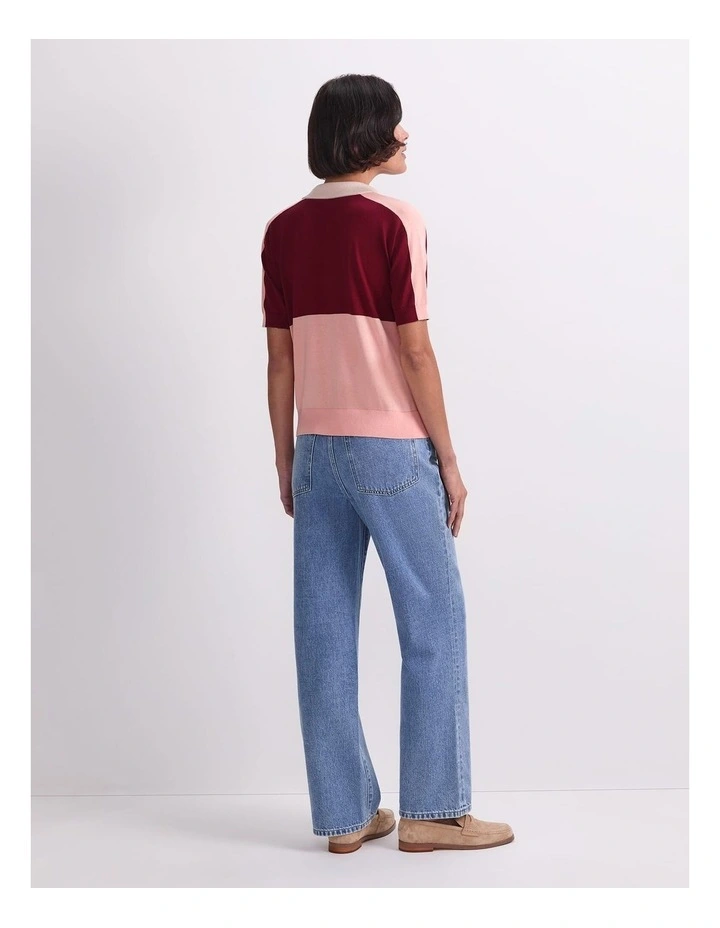 Alphine Cotton Silk Polo image 2