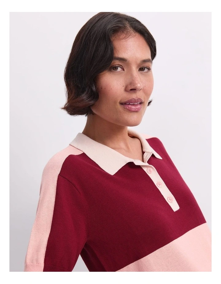 Alphine Cotton Silk Polo image 6