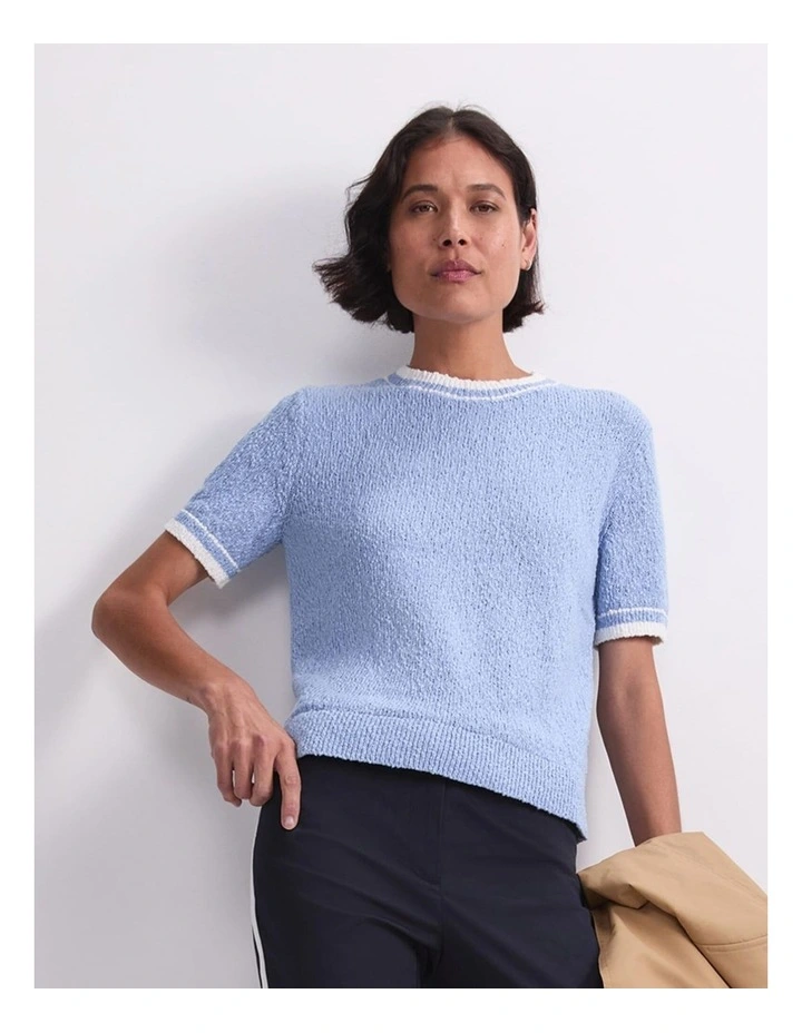 Cotton Crew Neck Knit image 1