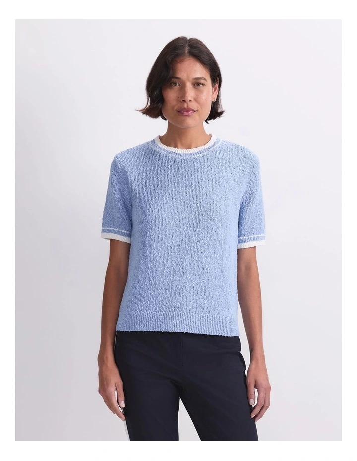 Cotton Crew Neck Knit image 1