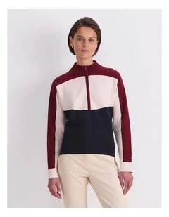 Club Sport Half Zip Knit